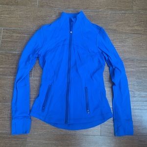 Size 8 Lululemon Blue Define Jacket